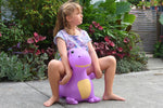 Load image into Gallery viewer, Kaper Kidz - Bouncy Rider - Periwinkle the T-Rex
