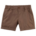 Load image into Gallery viewer, Designer Kidz - Finley Linen Short Chocolate
