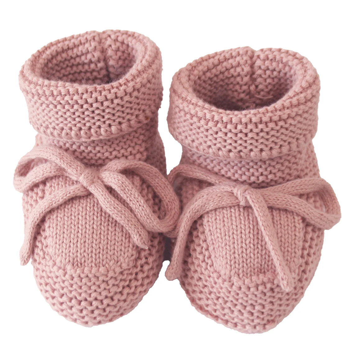 Alimrose - Knit Baby Booties Pink 0-6mth