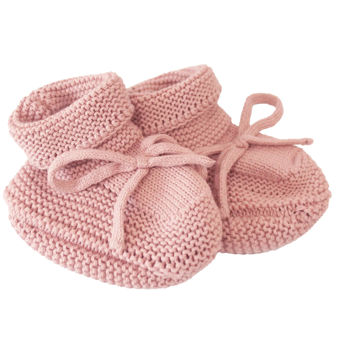 Alimrose - Knit Baby Booties Pink 0-6mth