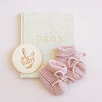 Load image into Gallery viewer, Alimrose - Knit Baby Booties Pink 0-6mth
