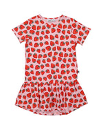 Load image into Gallery viewer, RADICOOL KIDS - STRAWBERRY CRUSH FRILL DRESS
