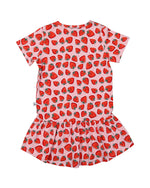 Load image into Gallery viewer, RADICOOL KIDS - STRAWBERRY CRUSH FRILL DRESS
