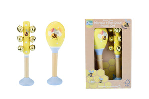 Koala Dream - Buzzy Days Bee - Maraca and Bellstick Set