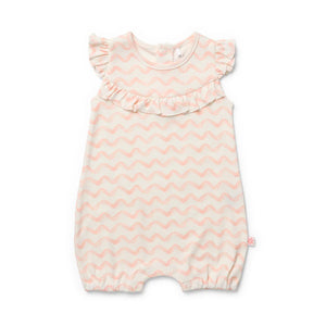 Marquise - Flamingo Stripe Romper