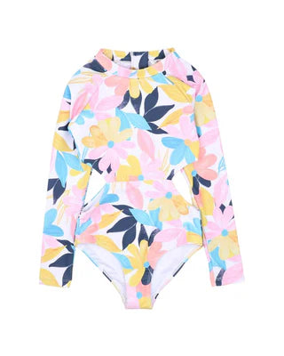 Minihaha - Cleo Print LS Sunsuit