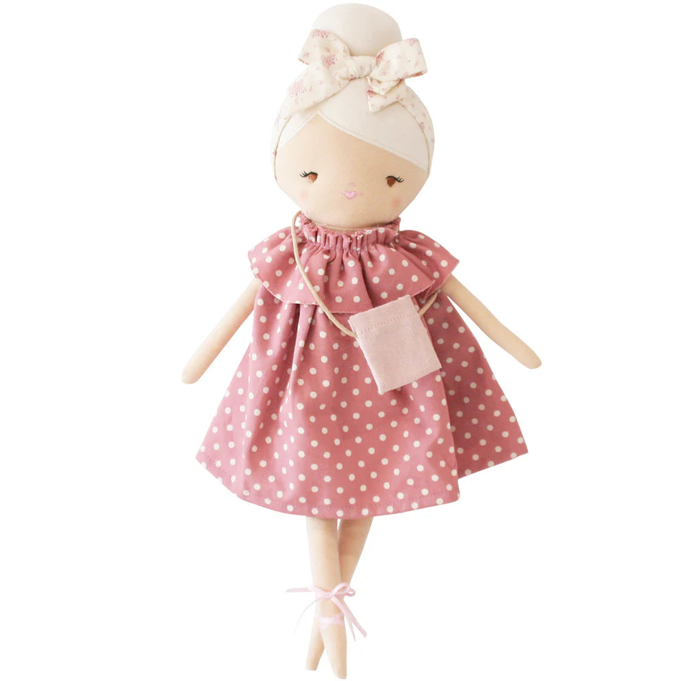 Alimrose - Piper Doll 43cm Pink Spot