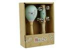 Load image into Gallery viewer, Kaper Kidz - WOODEN MARACA &amp; BELL SET - Assorted Sea
