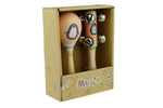 Load image into Gallery viewer, Kaper Kidz - WOODEN MARACA &amp; BELL SET - Assorted Sea
