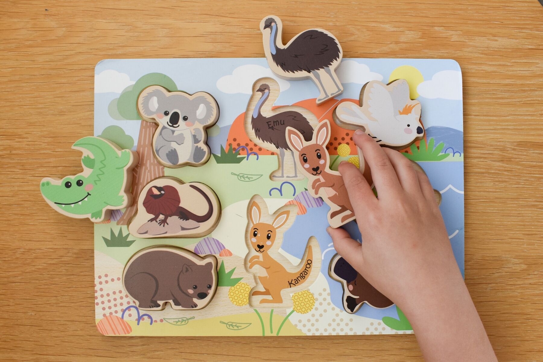 Tooky Toy - CHUNKY PUZZLE - AUSTRALIAN ANIMALS