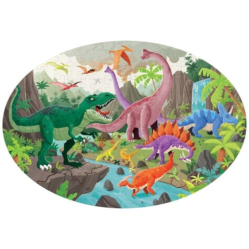 Sassi - Travel, Learn and Explore - Puzzle and Book Set - Dinosaurs