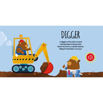 Load image into Gallery viewer, Sassi - Sound Book - Construction Site Vehicles
