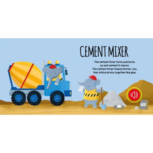 Sassi - Sound Book - Construction Site Vehicles