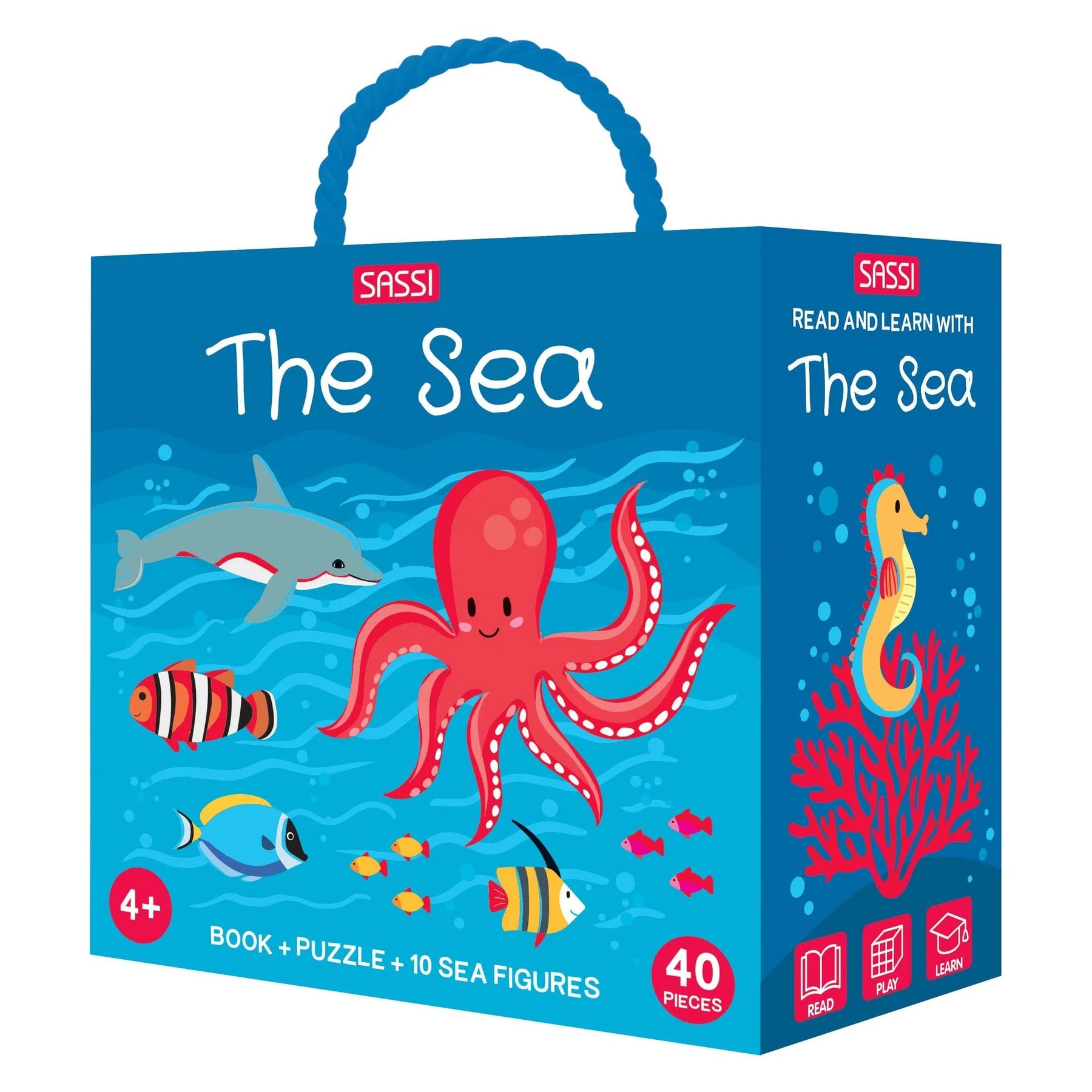 Sassi - Puzzle and Book Set - The Sea