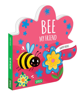 Sassi - Shaped Board Book - Flower/Bee