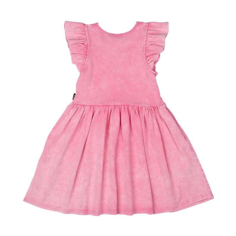 ROCK YOUR BABY - PINK GRUNGE DRESS