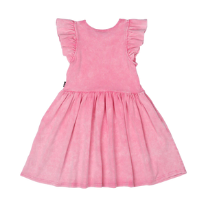 ROCK YOUR BABY - PINK GRUNGE DRESS