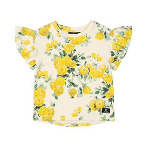 ROCK YOUR BABY -  YELLOW ROSES T-SHIRT