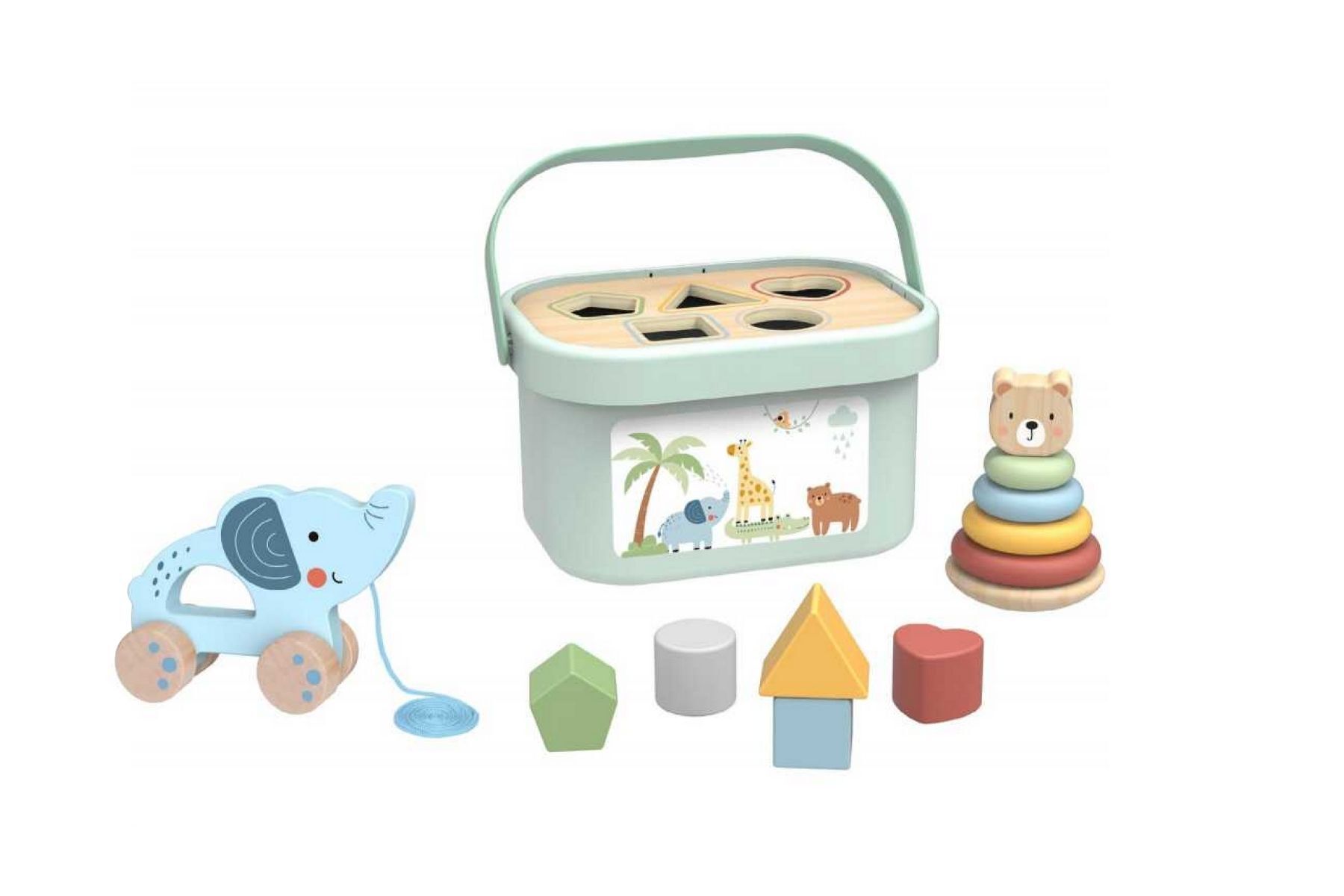 Tooky Toy - 3 IN 1 Toy Box