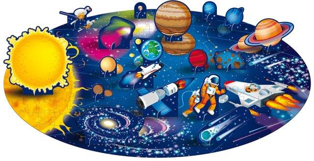 Sassi - Explore Puzzle & Book Set Space 205 pcs