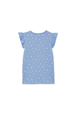 Load image into Gallery viewer, MILKY -  Cornflower Frill Tee
