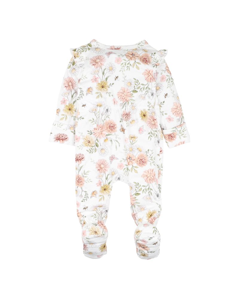 BEBE - LARA PRINT LS ZIP ONESIE