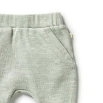 Load image into Gallery viewer, Wilson &amp; Frenchy - Organic Waffle Slouch Pant - Sage
