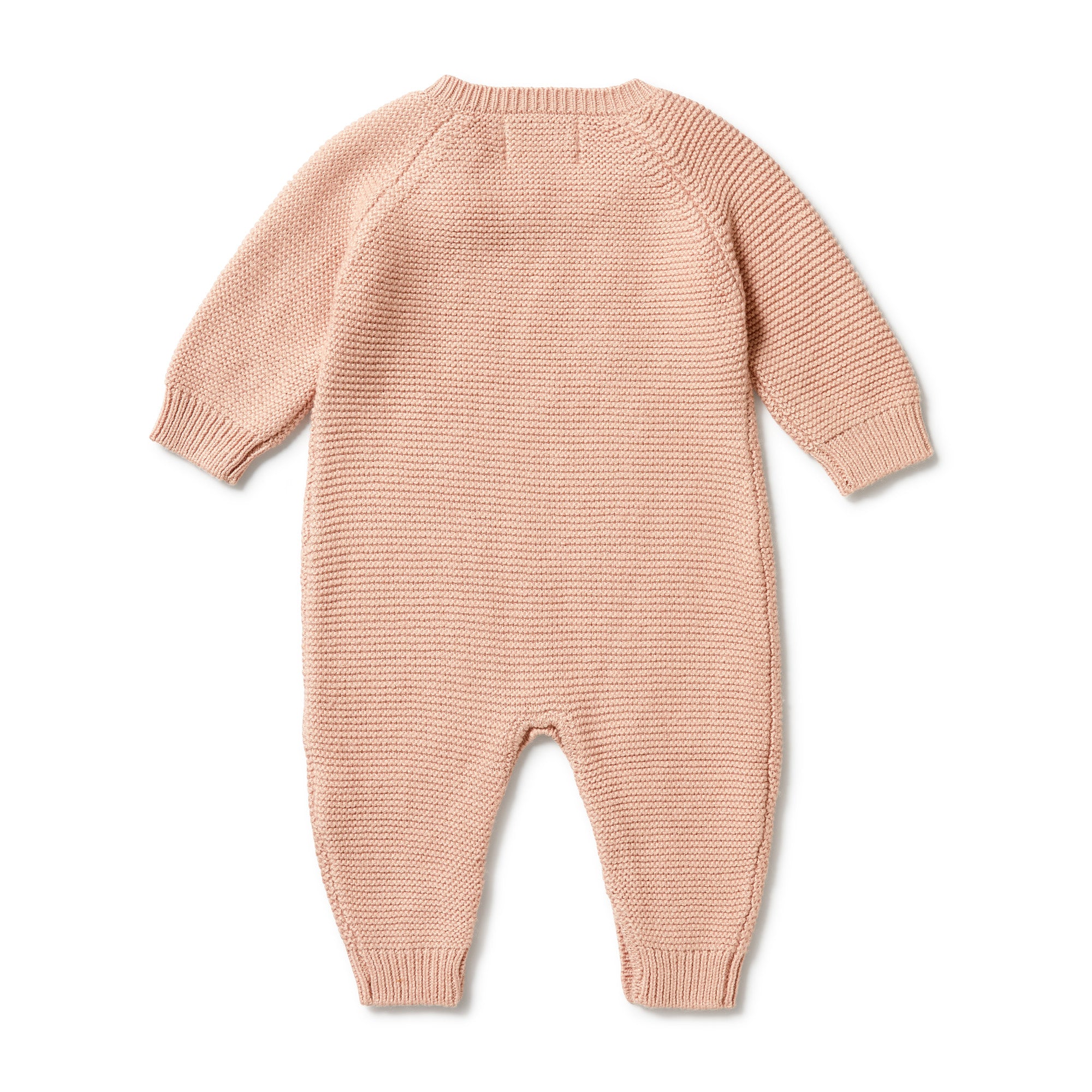 Wilson & Frenchy - Knitted Cable Growsuit Wild Flower Rose