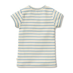 Load image into Gallery viewer, Wilson &amp; Frenchy - Organic Henley Tee - Petit Blue
