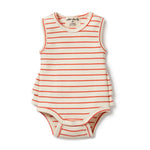 Load image into Gallery viewer, Wilson &amp; Frenchy - Organic Ruffle Bodysuit - Petit Rouge
