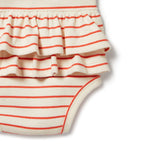 Load image into Gallery viewer, Wilson &amp; Frenchy - Organic Ruffle Bodysuit - Petit Rouge
