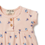 Load image into Gallery viewer, Wilson &amp; Frenchy - Organic Rib Playsuit - Little Flower
