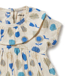 Load image into Gallery viewer, Wilson &amp; Frenchy - Crinkle Ruffle Dress - Ocean Breeze
