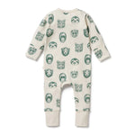 Load image into Gallery viewer, Wilson &amp; Frenchy - Organic Zipsuit With Feet - Hello Jungle
