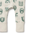 Load image into Gallery viewer, Wilson &amp; Frenchy - Organic Zipsuit With Feet - Hello Jungle
