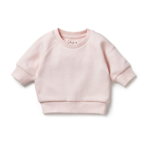 Wilson & Frenchy - Pink Organic Quilted Sweat