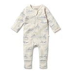 Load image into Gallery viewer, Wilson &amp; Frenchy - Sail Away Organic Zipsuit

