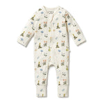 Load image into Gallery viewer, Wilson &amp; Frenchy - Petit Garden Organic Zipsuit
