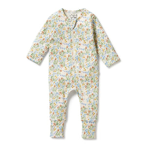 Wilson & Frenchy - Tinker Floral Organic Zipsuit