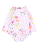 Load image into Gallery viewer, Minihaha - Connie Print LS Swimsuit Baby
