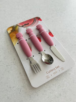 Load image into Gallery viewer, Mini &amp; Me - Metal Cutlery Set
