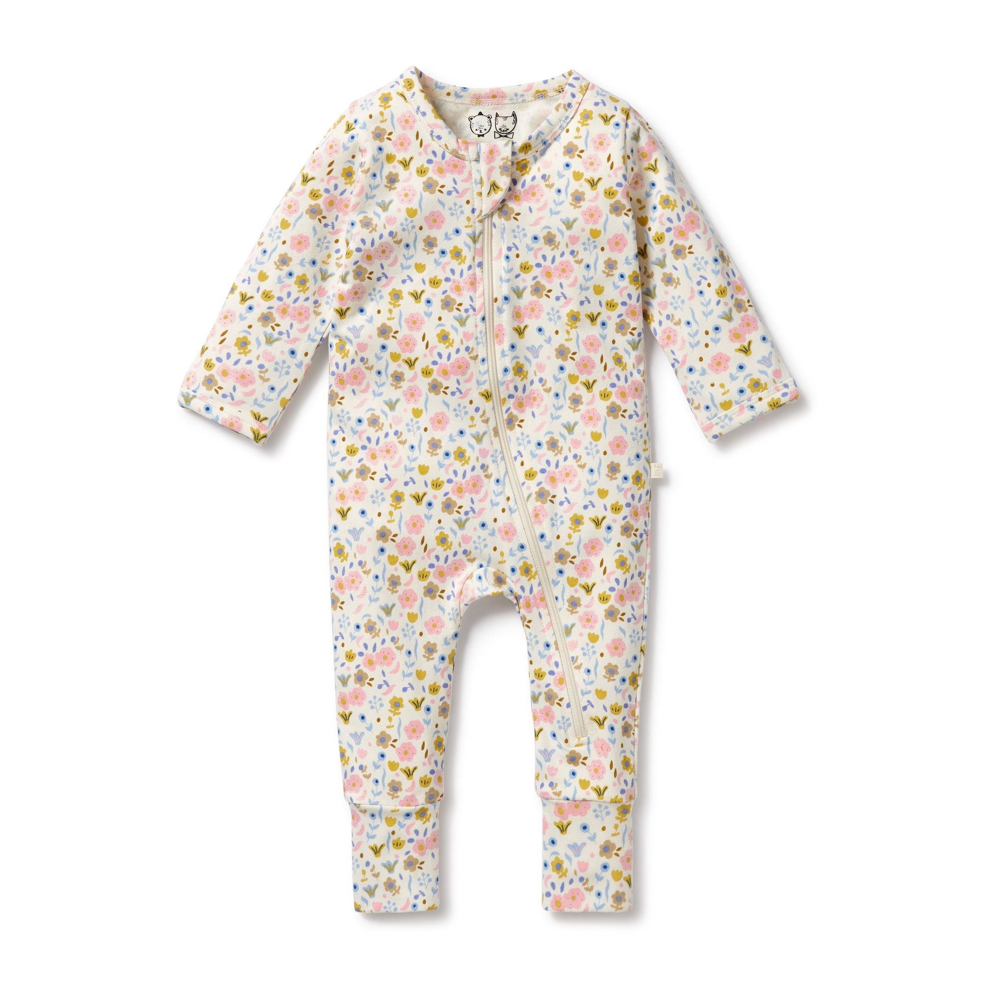 Wilson & Frenchy - Ava Floral Zipsuit with Feet