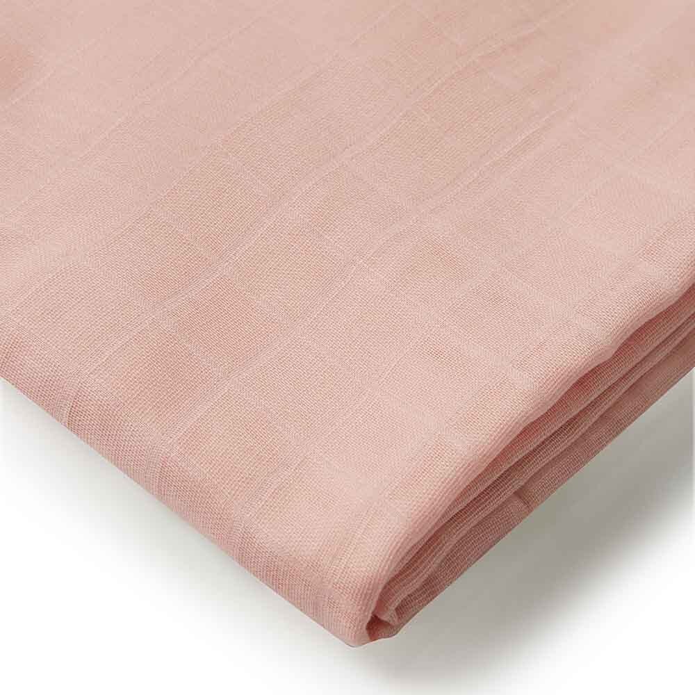 Snuggle Hunny - Muslin Wrap Organic Musk Pink