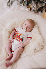 Load image into Gallery viewer, Confetti Kidz - My First Christmas Bodysuit - Teddy
