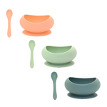 Load image into Gallery viewer, OB Design - Silicone Suction Bowl &amp; Spoon - Assorted
