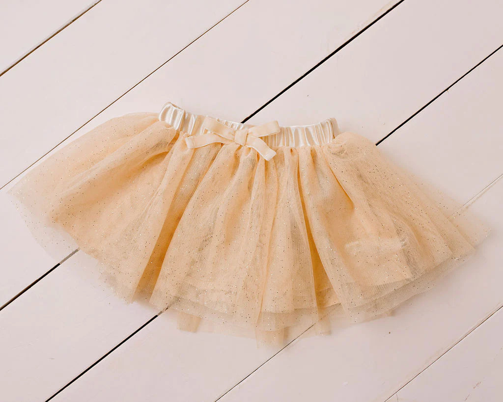 Confetti Kidz - Sparkly Tulle Skirt - Gold