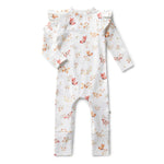 Load image into Gallery viewer, Snuggle Hunny - Butterfly Organic Growsuit
