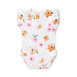 Load image into Gallery viewer, Snuggle Hunny - Poppy Short Sleeve Organic Bodysuit
