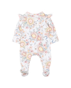 Bebe - Abby Print LS Zip Onesie