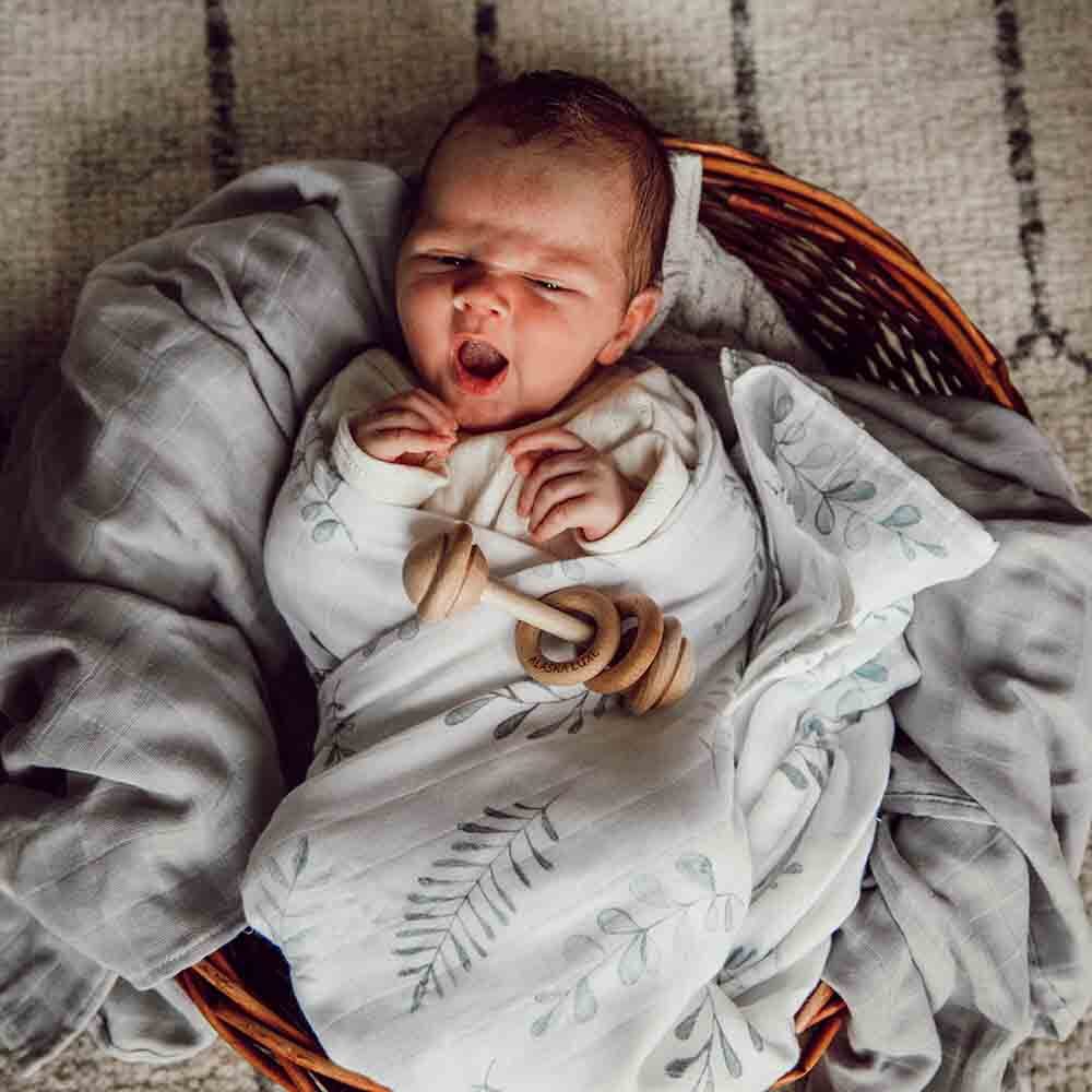 Snuggle Hunny - Muslin Wrap Organic Wild Fern